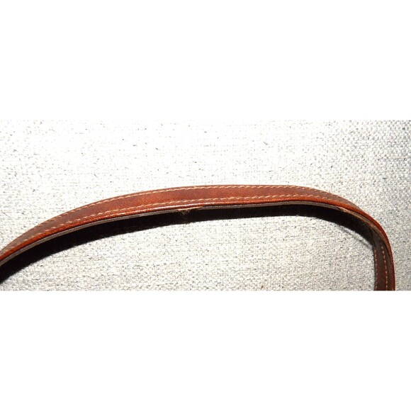 Liz Claiborne Brown Leather Purse Pocketbook Shoulder Strap and Handles Vintage - Picture 16 of 16